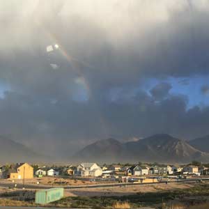 day shelter during the wild fire